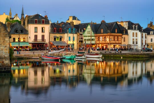 Port d'Auray pour une page de création de site internet local