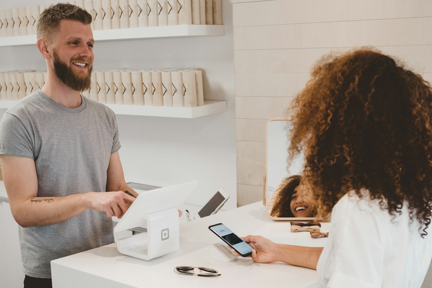Commerce équipé pour vendre en boutique physique et sur un site e-commerce professionnel
